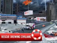 허리케인 홍수 긴급 구조 의무 - 911 Screen Shot 2