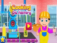 fabbrica di olio da cucina: giochi di cucina per Screen Shot 1