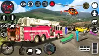 Fire Truck Games- Truck Sim Screen Shot 1