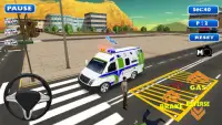 3D Ambulance Rescue Simulator Screen Shot 2