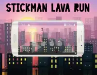 Stickman lava run Screen Shot 6