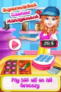 Supermarket Cashier Management Screen Shot 1