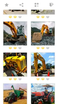 Puzzles de tracteur: jeux de mosaïque intelligents Screen Shot 1