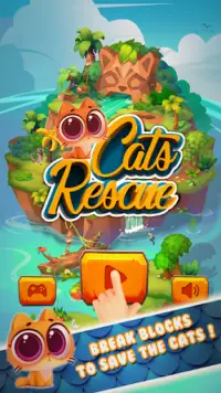 Cats Rescue - Solve the puzzle to save Kitties! Screen Shot 0