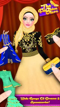 juego de vestir de salón de moda de muñeca hijab Screen Shot 13