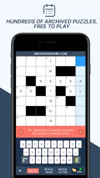 Mini Crossword - Daily Puzzles Screen Shot 2