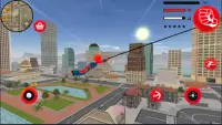 Spider stickman Rope Hero - Gangster New York City Screen Shot 1