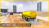 heavy duty road construction machine:excavator sim Screen Shot 2