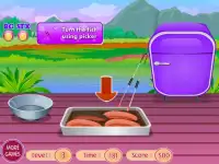 grilled salmon cooking games Screen Shot 4
