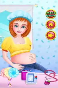 Jogos Mãe cuidados com o bebê Screen Shot 0