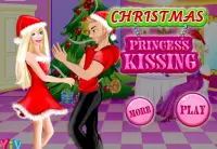 Christmas Princess Kissing - Kiss Games For Girls Screen Shot 0