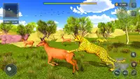 Cheetah Sim Wild Animal Games Screen Shot 0