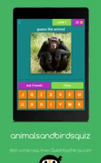 Quiz : animals and birds Screen Shot 6