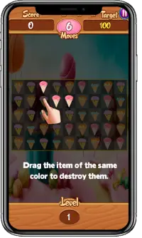 Ice Cream Crush Screen Shot 2