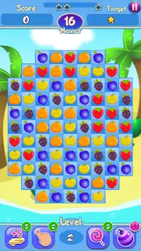 Tasty Crush: The Fruit War Screen Shot 12