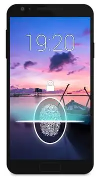 layar kunci sidik jari Screen Shot 2