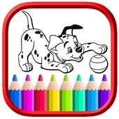Coloring Paww Dog Game