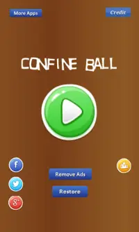 Confine Ball - rectangle box Screen Shot 2