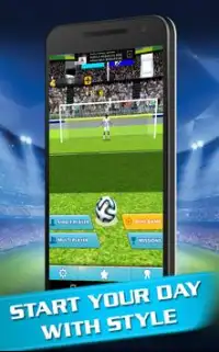 Flick Football - Soccer Game Screen Shot 0