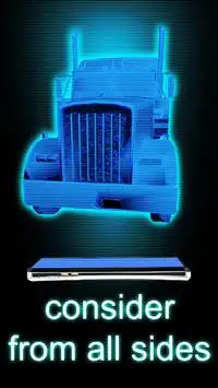Hologram truck simulator Screen Shot 1
