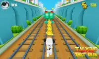 Talking Pet Run: Subway Gold Screen Shot 0