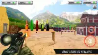 Real Expert Bottle Shooting Free Games Screen Shot 1