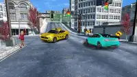 City Taxi Drive : 3D Sim 2017 Screen Shot 1