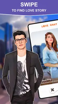 Love Chat: Virtual Dating Game Screen Shot 0