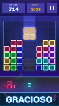 Glow Puzzle Bloque - juego rom Screen Shot 1