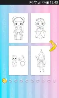 Princess Coloring Pages for Kids, Boys & Girls Screen Shot 1