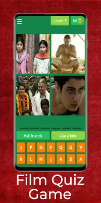 Movie Quiz🎬Guess Bollywood movie🍿Film Quiz Game Screen Shot 3
