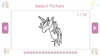 Draw & Color – Horses, Pony’s & Unicorns Screen Shot 0