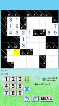 Kakuro Challenge Screen Shot 1