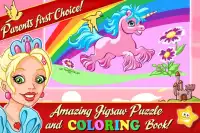 Princess Unicorn Game - Jigsaw Puzzles for Kids Screen Shot 4