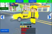 City Bricks vs Craft Taxi SIM Screen Shot 1