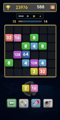 Merge Number Puzzle: Merge! Block Puzzle Game Screen Shot 3