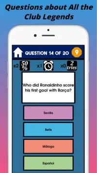 Barcelona Soccer - Quiz Game Screen Shot 4