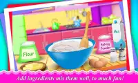Princess Bed Cake Maker Game! Doll cakes Cooking Screen Shot 1