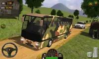 conduite d'autobus de l'armée-équipe de militaires Screen Shot 3