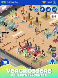 Idle Fitness Gym Tycoon - Workout Simulator Game Screen Shot 9