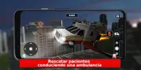 Conducción De Coche Simulador Juegos: Ambulancia Screen Shot 0