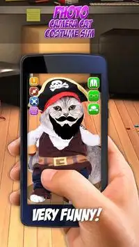Photo Camera Cat Costume di Sim Screen Shot 0