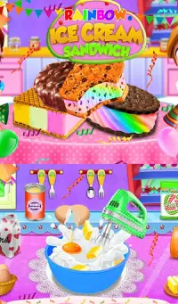 Sweet Ice Cream Sandwich Making Game Screen Shot 10