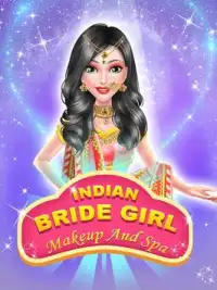 Indian Bride Girl MakeUp And Spa Screen Shot 0