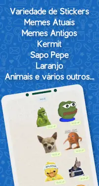 Memes do Brasil Figurinhas Stickers Screen Shot 2