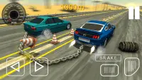 geketende auto's onmogelijke stunts 3D-autogames Screen Shot 2