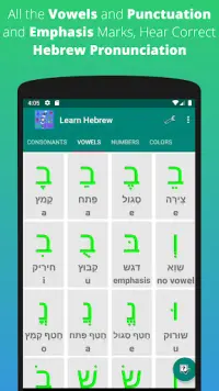 Learn Hebrew Alphabet Screen Shot 1