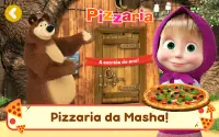 Masha e o Urso Cozinhar Pizza! Screen Shot 0