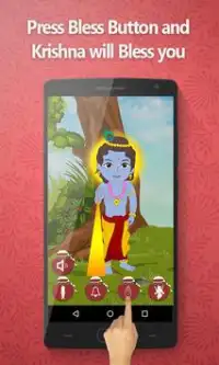 Little Krishna Talking Dancing Screen Shot 0