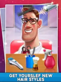 Barber Shop Beard Styles Hair Salon Games Screen Shot 11